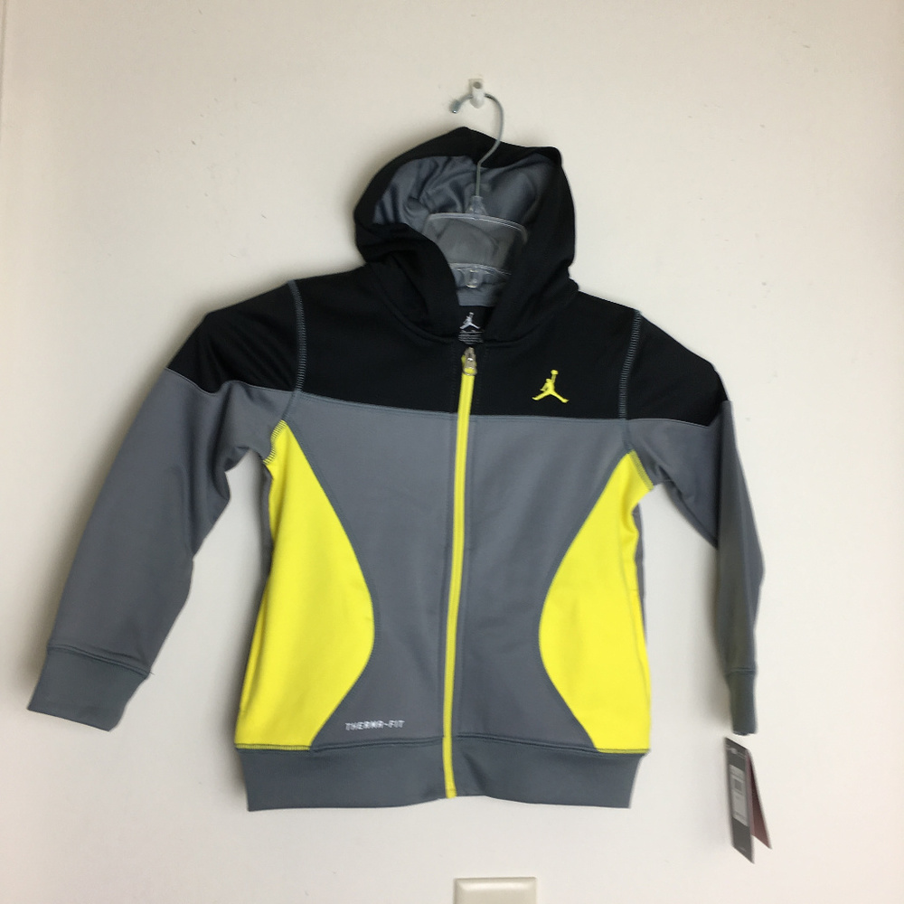 Nike Jumpman Jordan Boys Therma Fit Hoodie Hooded Jacket 6 NEW